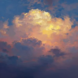 enlightenment dramatic light, impressionist painting, colorful clouds, digital painting, artstation, simon stalenhag