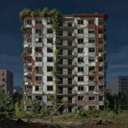 a beautiful detailed painting of abandoned city basement suite by noah bradley, reclaimed by nature nightsky, archdaily, wallpaper, highly detailed, trending on artstation.
