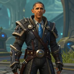 screenshot of obama in world of warcraft