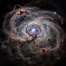 James Webb telescope photo of the Godzilla nebula, 8k, 4k, extremely detailed, beautiful, nasa photography