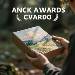 A realistic photo of the someone receiving the gift of art, unreal engine, HD, bokeh