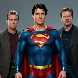 film still of tom cruise as superman 8 2 0 2 3, alternative costume, character redesign by lee bermejo and greg rutkowski