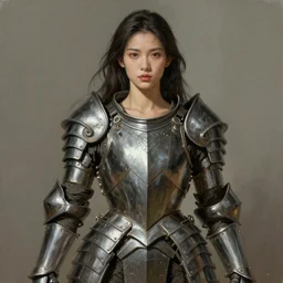 a professionally painting of an attractive young female, partially dressed in military armor, olive skin, long dark hair, beautiful bone structure, perfectly proportioned, symmetrical facial features, intricate, elegant, heroic pose, digital painting, concept art, illustration, sketch-like, sharp focus, finely detailed, from Metal Gear, by Ruan Jia and Mandy Jurgens and William-Adolphe Bouguerea, trending on Artstation, award winning