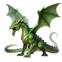 a large green dragon with its mouth open, concept art by Alex Horley-Orlandelli, polycount, antipodeans, grotesque, d&d, concept art