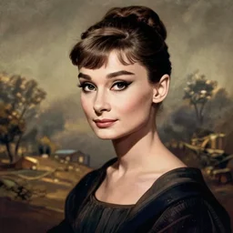 audrey hepburn art by leonardo da vinci