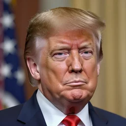 3 5 mm photograph of donald trump without his wig on