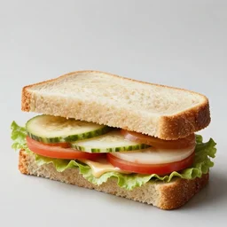 a sandwich in the style of zdzisław beksinski.