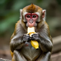 banana eating monke, 4k