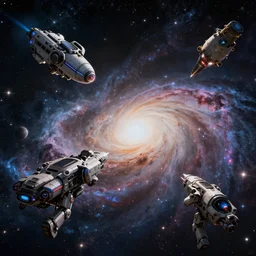 hyperdetailed photo of a galactic space fight in the cosmos 8 k extremely detailed hd hyperrealism movie studio fx beautiful