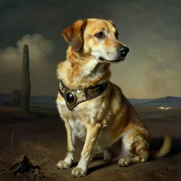 a dog by salvador dali