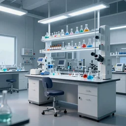 an extremely detailed render of bio laboratory, trending on Artstation, 8k, photorealistic, hyper detailed, unreal engine 5, cinematic, epic lighting