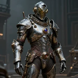 Destiny 2 armor in the style of steampunk/dieselpunk Trending on artstation DeviantArt Pinterest Photorealistic HD 8k highlights and shadow detailed High Resolution