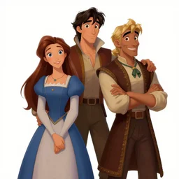 characters from disney's hunchback of notre dame, d & d, fantasy, intricate, elegant, highly detailed, digital painting, artstation, concept art, matte, sharp focus, illustration, hearthstone, art by artgerm and greg rutkowski and alphonse mucha
