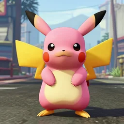 pink pikachu in gta 5