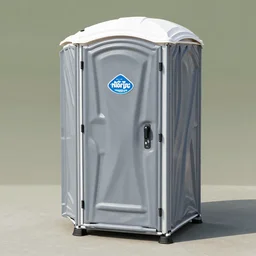 a full sized portable'port o potty'you can fold - up and carry in your pocket. demonstrated in use by a concert goer standing at the front of the crowd without anyway to leave to use the bathroom. magazine cover