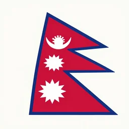 Nepal, vector art, trending on artstation, 30mm, by Noah Bradley