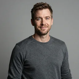 photo portrait of Andy Larkin, 8K