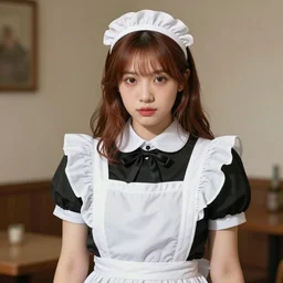 Lucas in a maid suit xx // note Hahahah I can’t find my result this is so bad