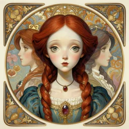 symmetry!! portrait of coraline, intricate, elegant, highly detailed, my rendition, digital painting, artstation, concept art, smooth, sharp focus, illustration, art by artgerm and greg rutkowski and alphonse mucha