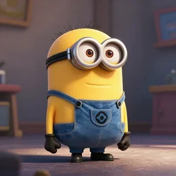 Vector from Despicable Me meets Mandark from Dexter's Laboratory