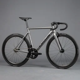 prompt : 3 reshno samson njs fixed gear olympic bike frameset photo realistic hyper real, picture of track bike, steel bike, engineering, track bike, carbon detils, steelfram, pedalroom build