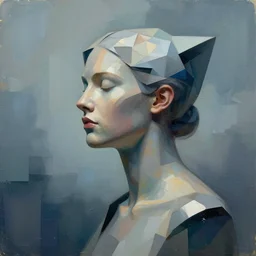 the fantasy of a human, modern art