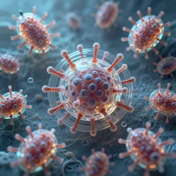 cellular life having a war, microorganisms, many microorganisms, psychedelic, magic, fairy, hyperrealistic, translucent, glassmorphism, transparent, top on artstation, Maximalism, photorealistic, high detail, microphotography, 8k