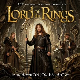 the cover art by john howe for the 3 6 th edition of lord of the rings