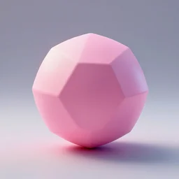 hexacedron in the sphere, 3 d, cgi, pinkshift rader, pink elements, wallpaper style