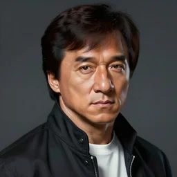“Portrait of young Jackie Chan by Greg Rutkowski, young, manly, attractive, strong, older brother vibes, highly detailed portrait, scifi, digital painting, artstation, concept art, smooth, sharp foccus ilustration, Artstation HQ”