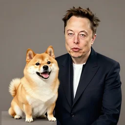 ( elon musk × doge )