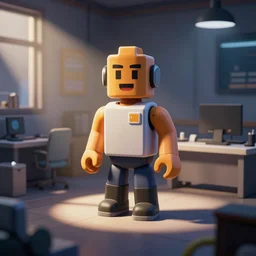 roblox obby in urban office photograph