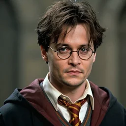 Film Still of a Young Adult Johnny Depp playing Tom Riddle in Harry Potter, Film Still, realistic, hyperrealistic, very realistic, very very realistic, highly detailed, very detailed, extremely detailed, detailed, detailed face, very detailed face, very detailed face, realism, HD Quality, 8k resolution, intricate details, body and head in frame, Real Life