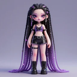 vaporwave!!, an elegant sophisticated kawaii punk queen with long wild dreads, straight on, by artgerm, jamie hewlett, tom bagshaw, gerald brom, 4 k, smooth, hd, substance designer render, full body character concept art, 2 point studio lighting,