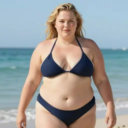 thick chubby kristen bell in a bikini, highly detailed, sharp focus, hd, 8 k