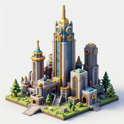 voxel art of zaun city from league of legends, au naturel, hyper detailed, digital art, trending in artstation, cinematic lighting, studio quality, smooth render, unreal engine 5 rendered, octane rendered, art style by klimt and nixeu and ian sprigger and wlop and krenz cushart