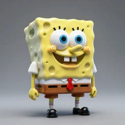 3 d octane render, ultra photorealistic, 8 k hyper detailed image unreal engine, a beautiful spongebob squarepants cyberpunk, organic ceramic white on the art contemporary art by adolf hiremy hirschl