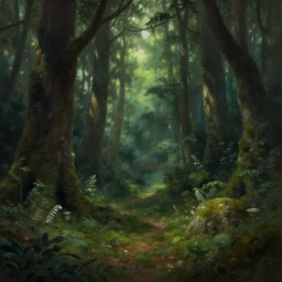 luscious forest floor, magical, highly detailed, digital painting, artstation, concept art, smooth, sharp focus, illustration, art by artgerm, greg rutkowski and alphonse mucha