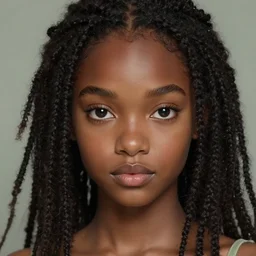 character concept art of an african - american anime dryad | | cute - fine - face, pretty face, realistic shaded perfect face, fine details by stanley artgerm lau, wlop, rossdraws, james jean, andrei riabovitchev, marc simonetti, and sakimichan, tranding on artstation