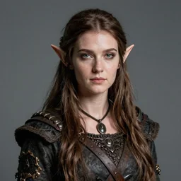 hyper realistic photograph portrait of elven scavenger sorceress, cinematic, artstation, cgsociety, greg rutkowski, james gurney, mignola, craig mullins, brom