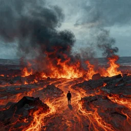 the landscape of hell, kinetic, hot, artist kim jung gi