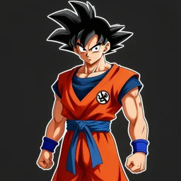 a vector art of young goku as a persona 5 character game. An spinoff  by Stanley artgem LAU , trending on artstation, artbook, stylish, persona 5 art style WLOP, Rossdraws, Gesture draw,  James Jean, Andrei Riabovitchev, Marc Simonetti, and Sakimichan,
