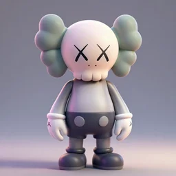 cute full body character, of cute stylish y 2 k robot kid, trending on artstation, digital painting, kaws, disney, pixar, 8 k, hd, dof, kodak film, volumetric lighting, subsurface scattering, photorealistic, octane render, extreme details