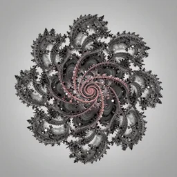 a 3 d buddhabrot fractal, highly detailed, high quality render