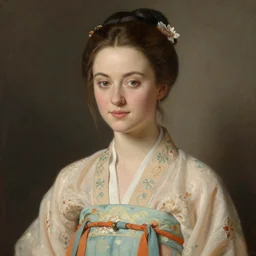 detailed portrait of amber heard wearing hanfu, natural light, painting by gaston bussiere, craig mullins, j. c. leyendecker