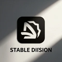 stable diffusion as icon logo