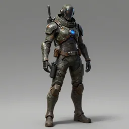 full body concept art of a Outlaw Technician trending on artstation deviantart Pinterest detailed High Resolution HD 8k