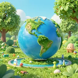 environment art, high saturation