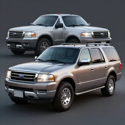 an suv inspired by a 2 0 0 7 ford expedition and 2 0 0 7 lincoln navigator, concept art by stephen bliss, cg society, serial art, concept art, prerendered graphics
