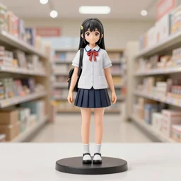 Image on the store website, eBay, Full body, 80mm resin figure of Asian school girls
